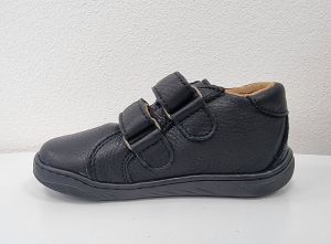 Barefoot kožené boty Pegres SBF60F - černé bok