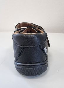 Barefoot kožené boty Pegres SBF60F - černé zezadu