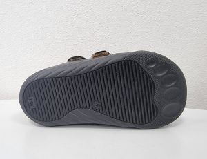 Barefoot kožené boty Pegres SBF60F - černé podrážka