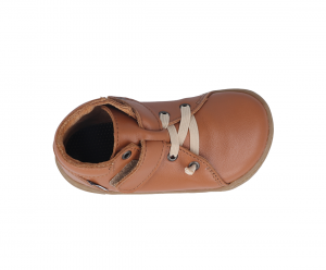 Barefoot kožené boty Pegres SBF62 - hnědé shora