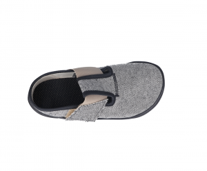 Pegres barefoot papuče SBF10F - černé shora
