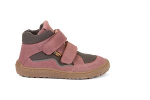 Barefoot kotníkové boty Froddo - pink/grey
