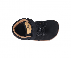 Barefoot Barefoot kotníkové boty Pegres BF56 - černé bosá