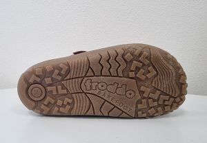 Froddo barefoot zimní kotníkové boty kožíšek - fuxia podrážka