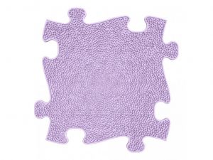Ortopedická podlaha MUFFIK puzzle Tráva měkká fialová shora