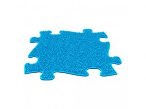 Ortopedická podlaha MUFFIK puzzle Tráva měkká modrá