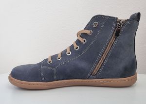 Barefoot kotníkové boty Mintaka - modré bok