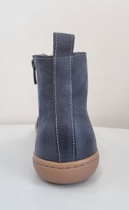 Barefoot kotníkové boty Mintaka - modré zezadu