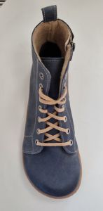 Barefoot kotníkové boty Mintaka - modré shora