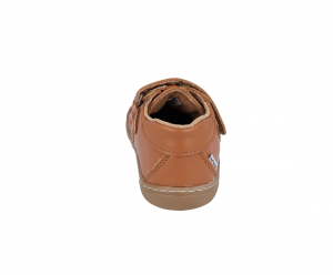 Barefoot kožené boty Pegres SBF60 - hnědé zezadu