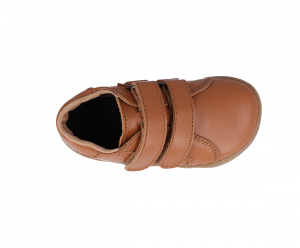 Barefoot kožené boty Pegres SBF60 - hnědé shora