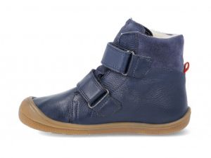 Barefoot zimní boty Koel4kids - Emil - Tex wool blue bok