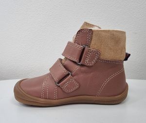 Barefoot zimní boty Koel4kids - Emil - Tex wool old rose bok
