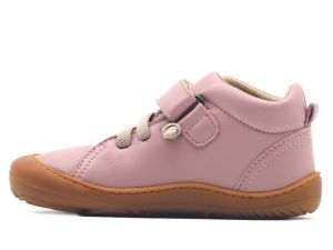 Dětské kožené boty Aylla Tiksi K pink bok
