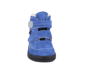 Jonap zimní barefoot boty B5S modré - vlna zepředu