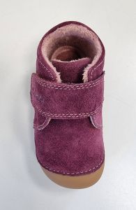 Lurchi zimní barefoot boty - Fonsi bordo shora