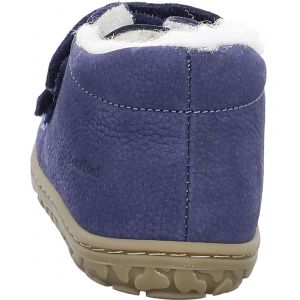  Zimní barefoot boty Lurchi - Nelio nubuck blue zezadu