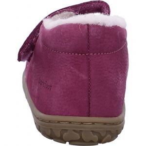 Zimní barefoot boty Lurchi - Nelio nubuck fuxia zezadu