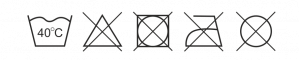 Dětské ponožky Voxx - Etrexík - světle šedé symboly