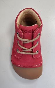 Barefoot kožené boty Koel4kids Avery nubuk - fuchsia shora