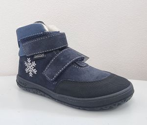 Jonap zimní boty Jerry tmavě modré vločka - vlna