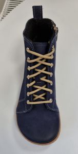 Barefoot kotníkové boty Mintaka - tmavě modré shora