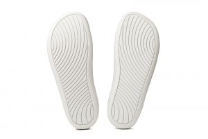 Barefoot zimní boty Ahinsa Tara - bílé podrážka