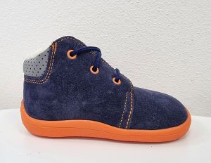 Beda Barefoot Blue Mandarine 02 - zimní boty s membránou - tkaničky