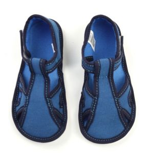 Ef barefoot papučky AY0201 tyrkys shora