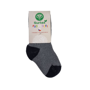 Kojenecké Surtex merino ponožky froté - šedé