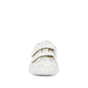 Barefoot celoroční boty Froddo Base - white shine zepředu