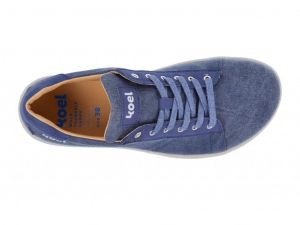 Dámské barefoot tenisky Koel - Ivanna textile blue shora