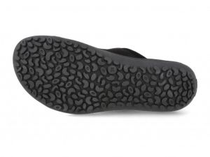 Dámské barefoot boty Koel - Ivanna suede black podrážka