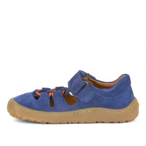 Barefoot sandálky Froddo Elastic - blue electric bok