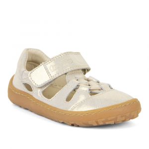 Barefoot sandálky Froddo Elastic - gold shine G3150262-4