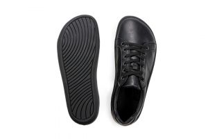 Barefoot tenisky Ahinsa shoes Pura 2 černé shora a podrážka