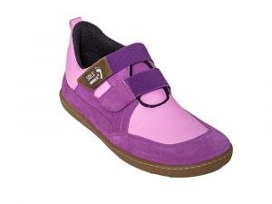 Barefoot tenisky Sole runner Puck 2 leather pink