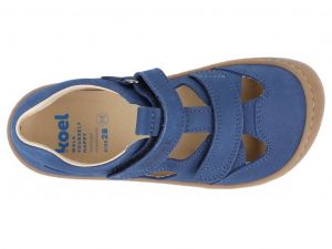 Barefoot sandále Koel - Deen old jeans shora