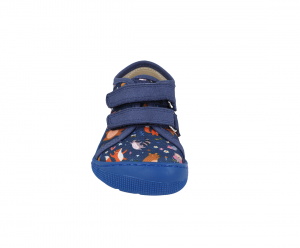 Barefoot plátěné tenisky Koel - Dud bear blue zepředu