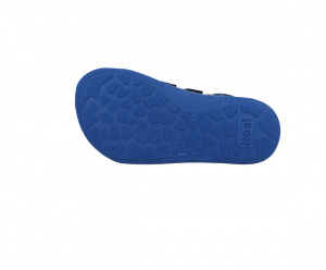 Barefoot plátěné tenisky Koel - Dud bear blue podrážka