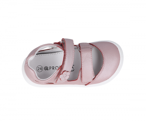 Barefoot sandále Protetika Pady pink shora
