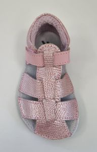 Ef barefoot sandálky Pink glitter shora