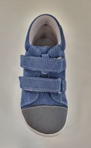 Jonap barefoot boty B16SV modré - šedý okop shora