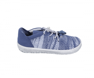 Jonap barefoot tenisky Knitt new - modrobílé