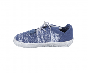 Jonap barefoot tenisky Knitt new - modrobílé bok