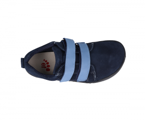 Celoroční boty EF barefoot Navy blue shora