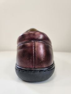 Kožené boty Mintaka - bordo zezadu